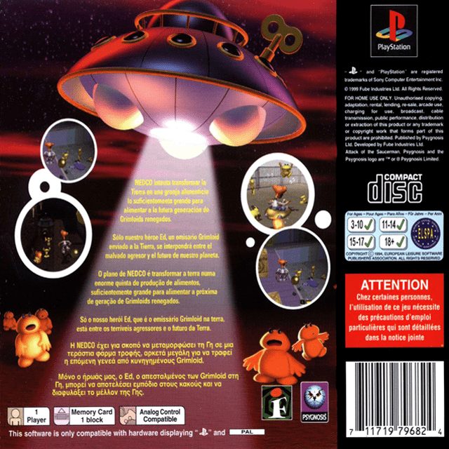 Attack Of The Saucerman ! - Dos