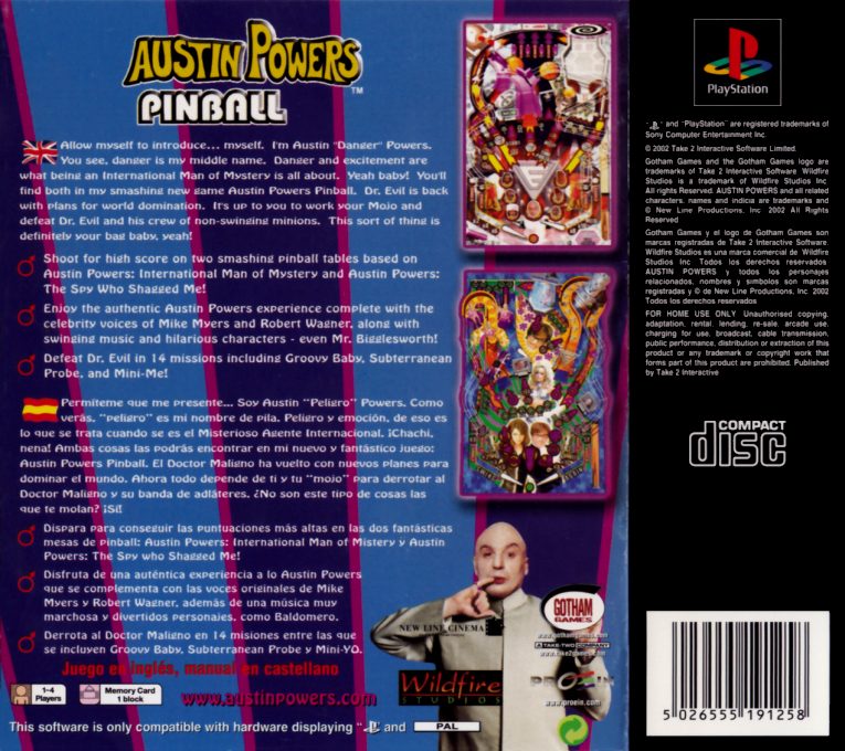 Austin Powers Pinball - Dos
