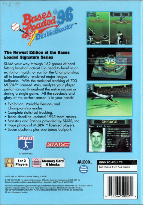Bases Loaded '96 : Double Header - Dos
