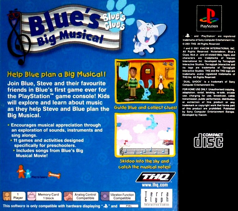 Blue's Clues : Blue's Big Musical - Dos
