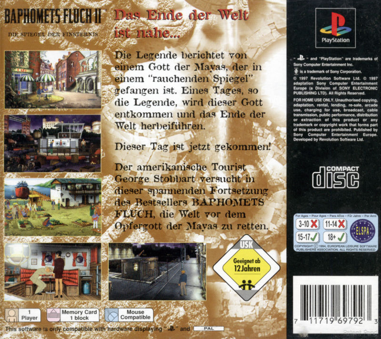 Broken Sword II - The Smoking Mirror - Dos