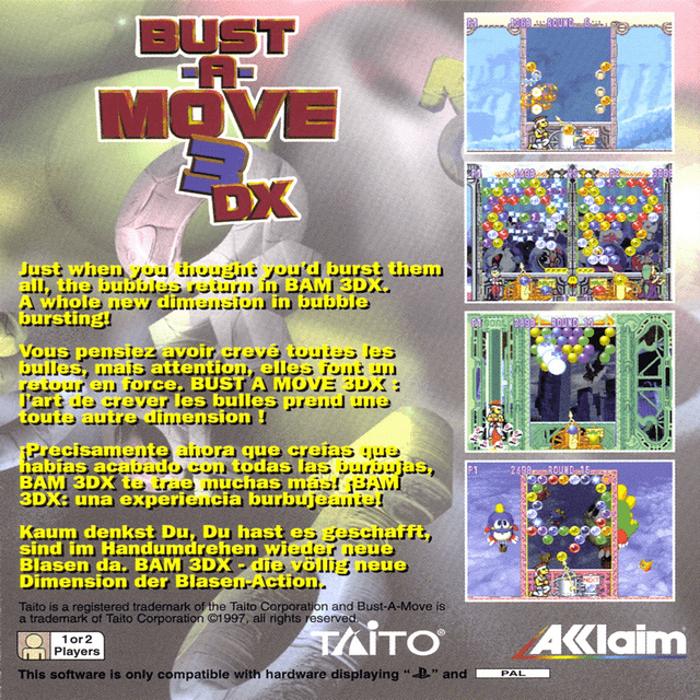 Bust-A-Move 3 DX dos