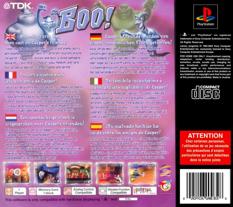 Casper : Friends Around the World - Dos