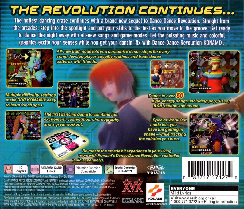 Dance Dance Revolution Konamix - Dos