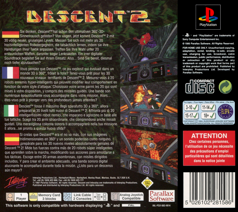 Descent II - Dos