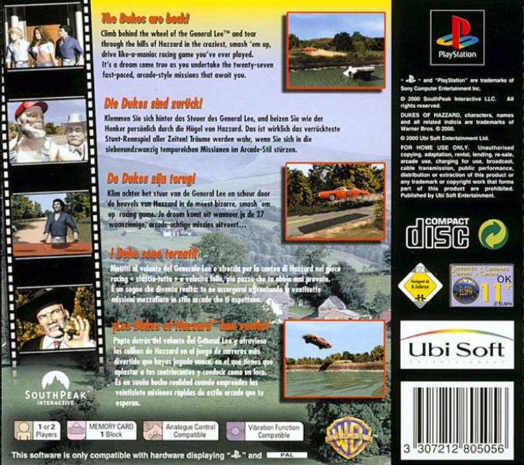 Dukes of Hazzard, The - Racing for Home - Dos