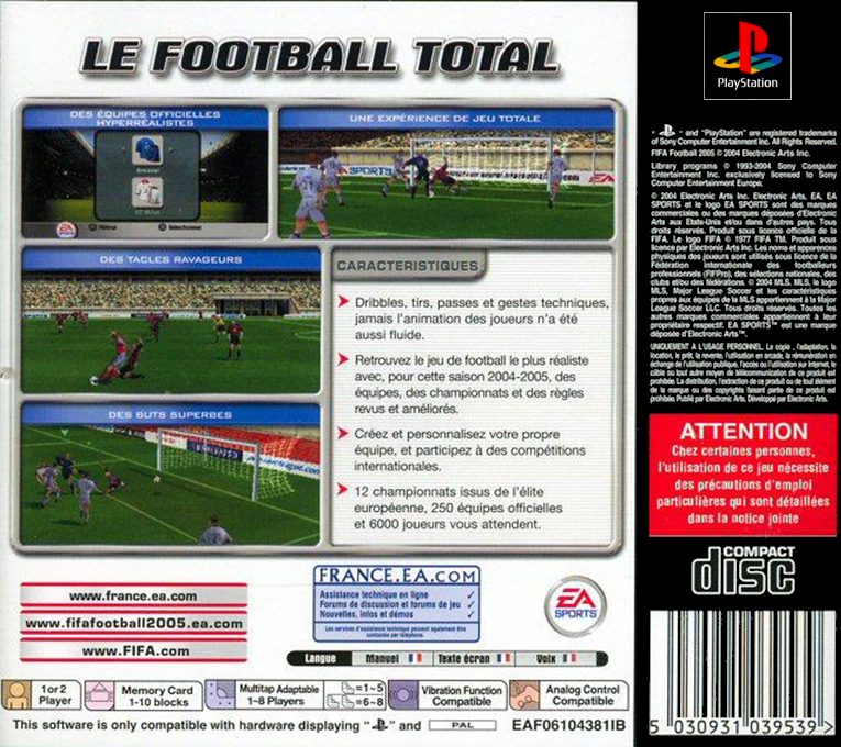 FIFA Soccer 2005 dos