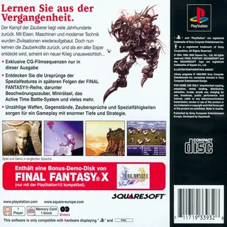 Final Fantasy Anthology dos