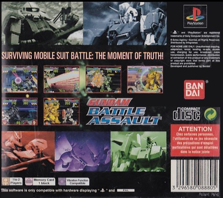 Gundam Battle Assault dos