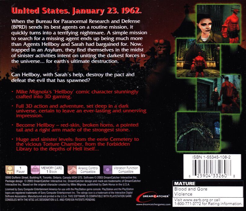 Hellboy : Asylum Seeker - Dos