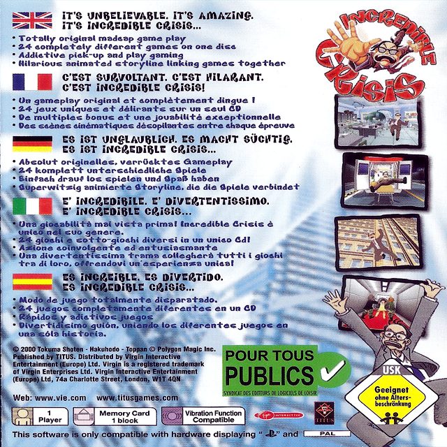 Incredible Crisis dos