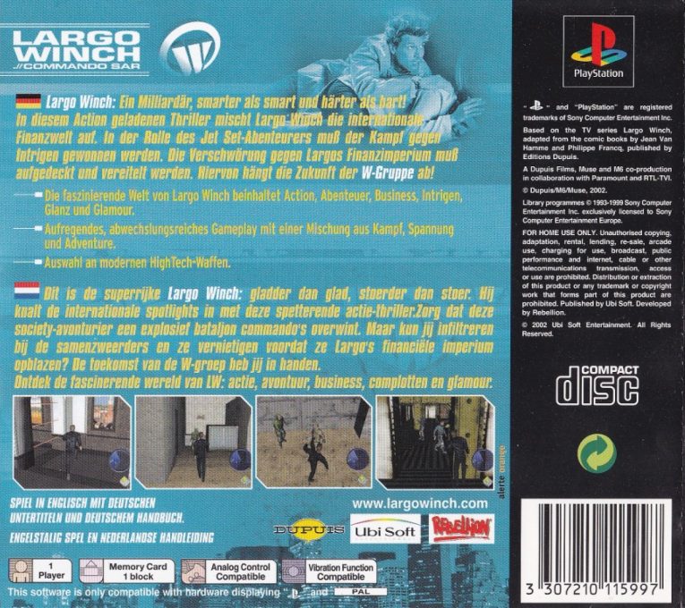 Largo Winch .// Commando SAR - Dos