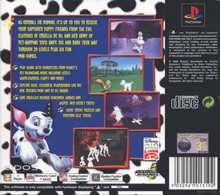 Les 102 Dalmatiens : A la Rescousse - Dos