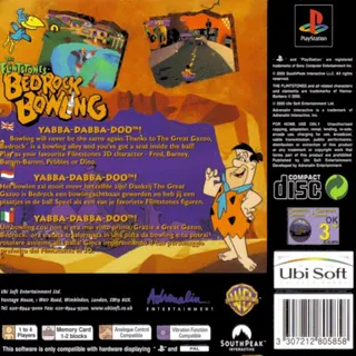 Les Pierrafeu : Bedrock Bowling - Dos