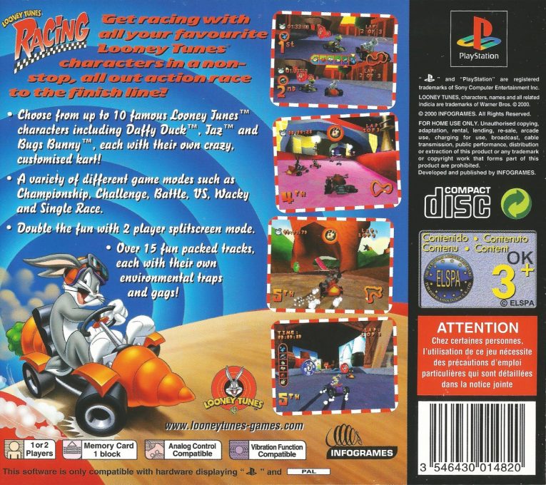 Looney Tunes Racing dos