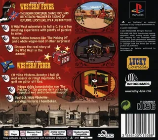 Lucky Luke : La Fièvre de L'Ouest - Dos