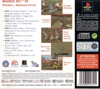 Madden NFL 99 - Dos