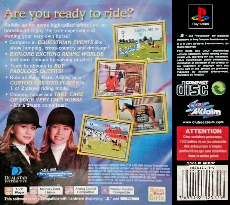 Mary-Kate and Ashley : Winners Circle dos