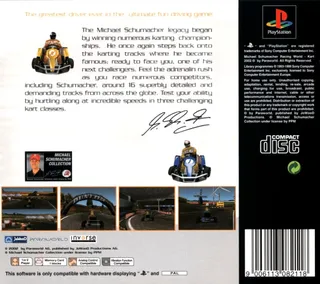 Michael Schumacher Racing World Kart 2002 - Dos