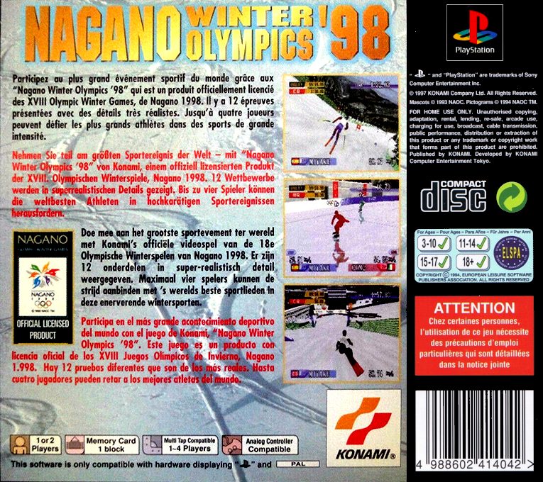 Nagano Winter Olympics '98 dos