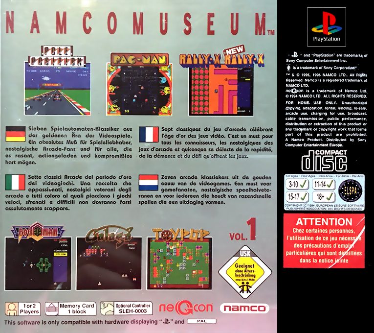 Namco Museum dos