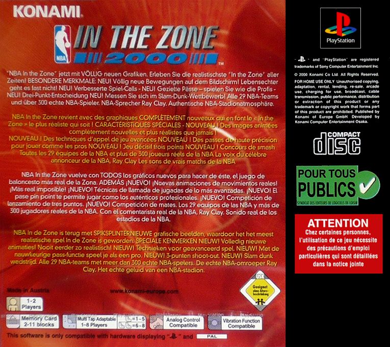 NBA in the Zone 2000 dos