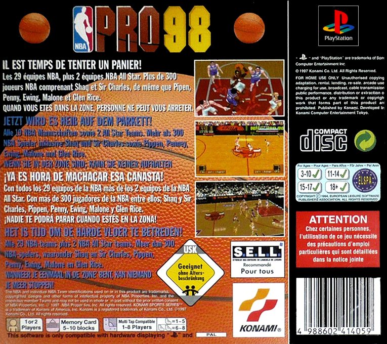 NBA in the Zone '98 dos