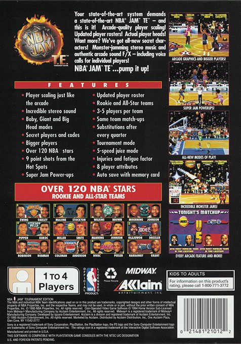 NBA Jam Tournament Edition dos