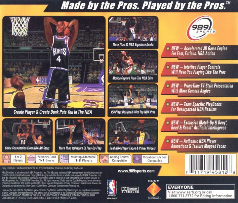 NBA ShootOut 2001 dos