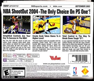 NBA ShootOut 2004 - Dos