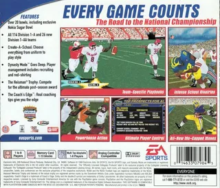 NCAA Football 2000 - Dos