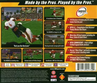 NCAA GameBreaker 2001 - Dos