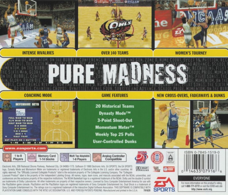 NCAA March Madness 99 dos