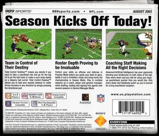 NFL GameDay 2004 - Dos