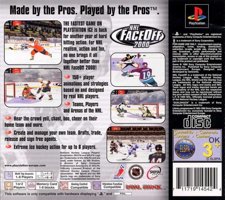 NHL FaceOff 2000 dos