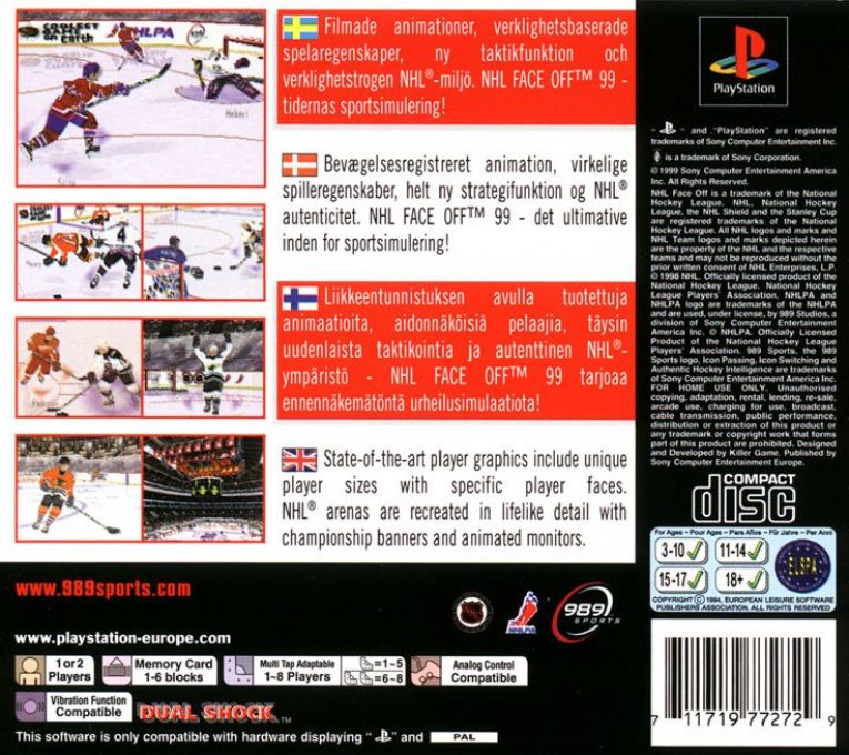 NHL FaceOff 99 dos