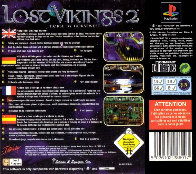 Norse by Norsewest : The Return of the Lost Vikings - Dos