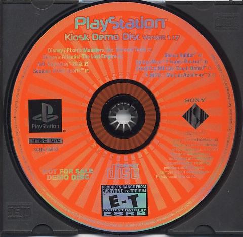 PlayStation Kiosk Demo Disc Version 1.16