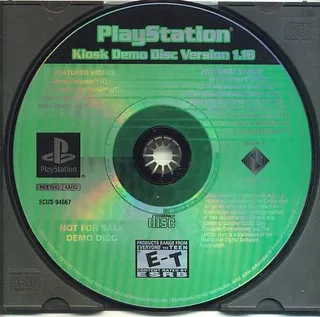 PlayStation Kiosk Demo Disc Version 1.18