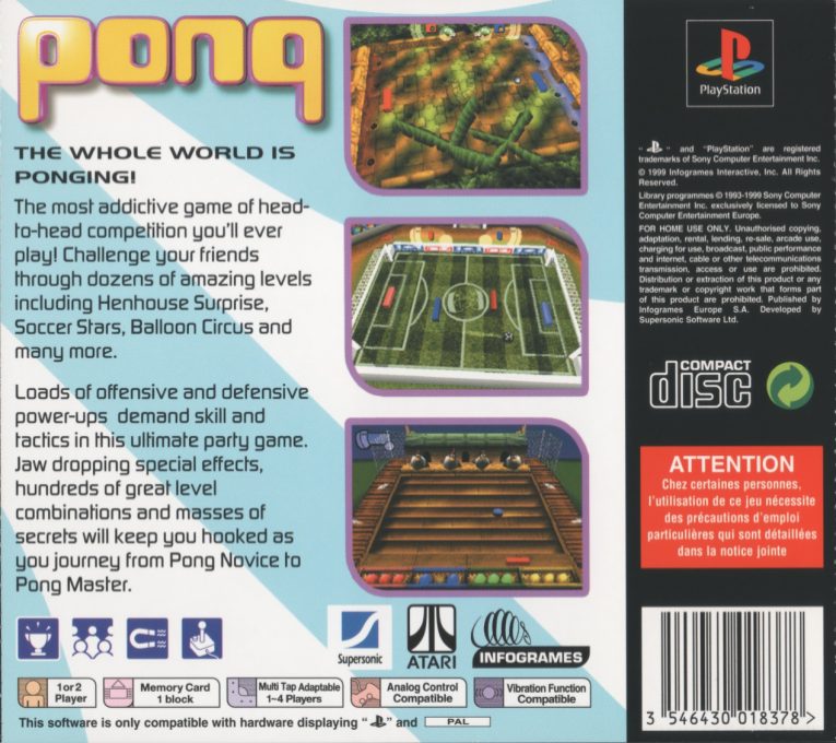 Pong : The Next Level - Dos