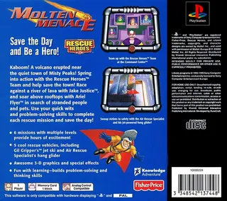 Rescue Heroes : Molten Menace - Dos