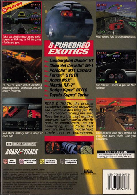 Road & Track Presents : The Need for Speed dos