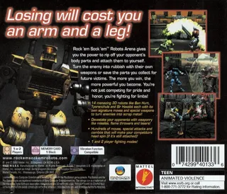 Rock 'Em Sock 'Em Robots Arena - Dos