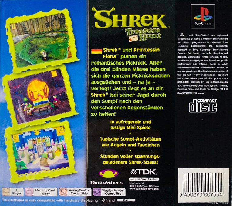 Shrek Treasure Hunt - Dos