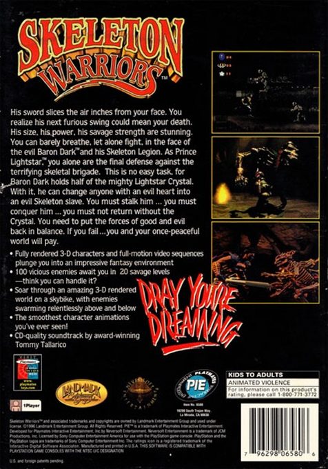 Skeleton Warriors - Dos