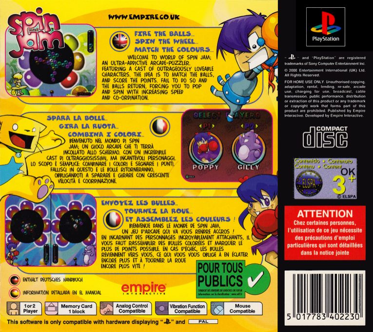 Spin Jam dos