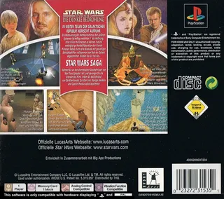Star Wars : Episode I : La Menace Fantome - Dos