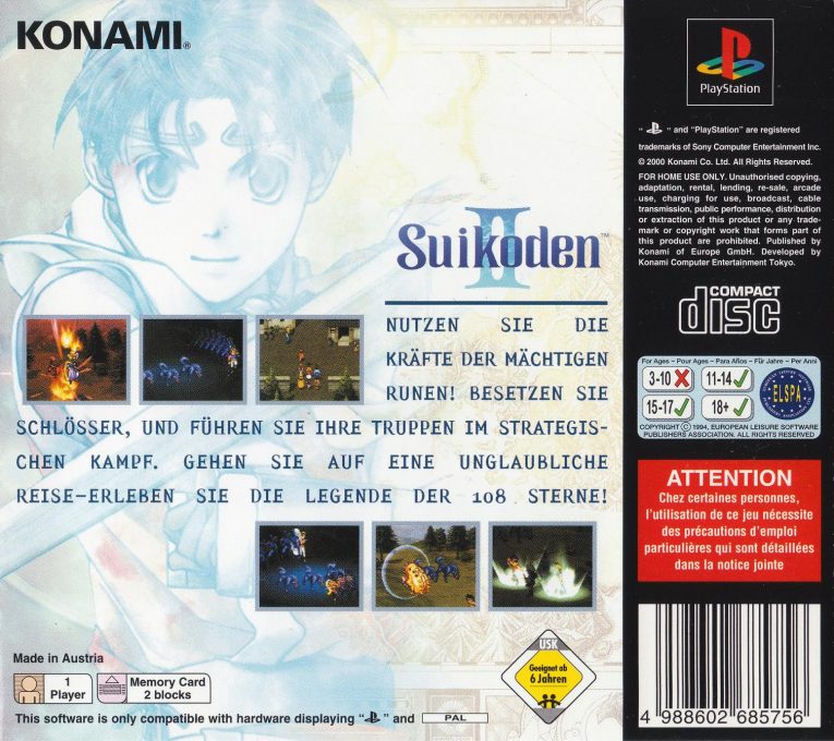 Suikoden II dos