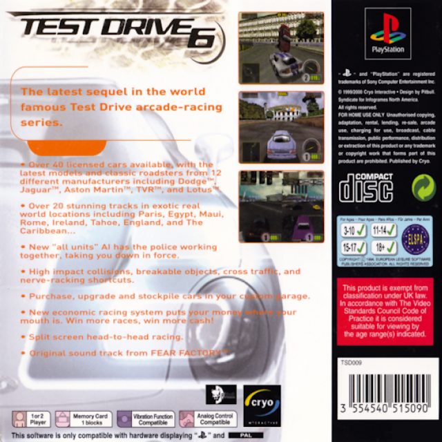 Test Drive 6 dos