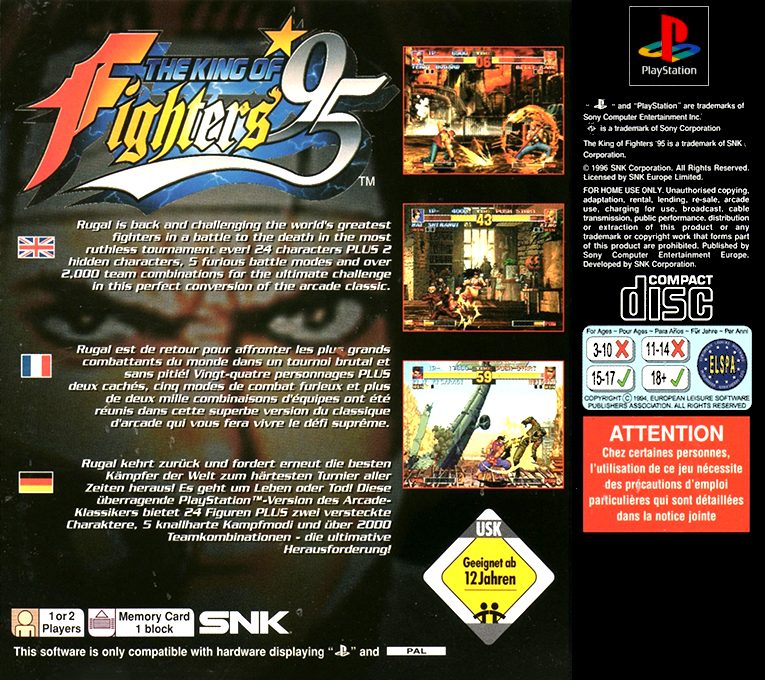 The King of Fighters '95 dos
